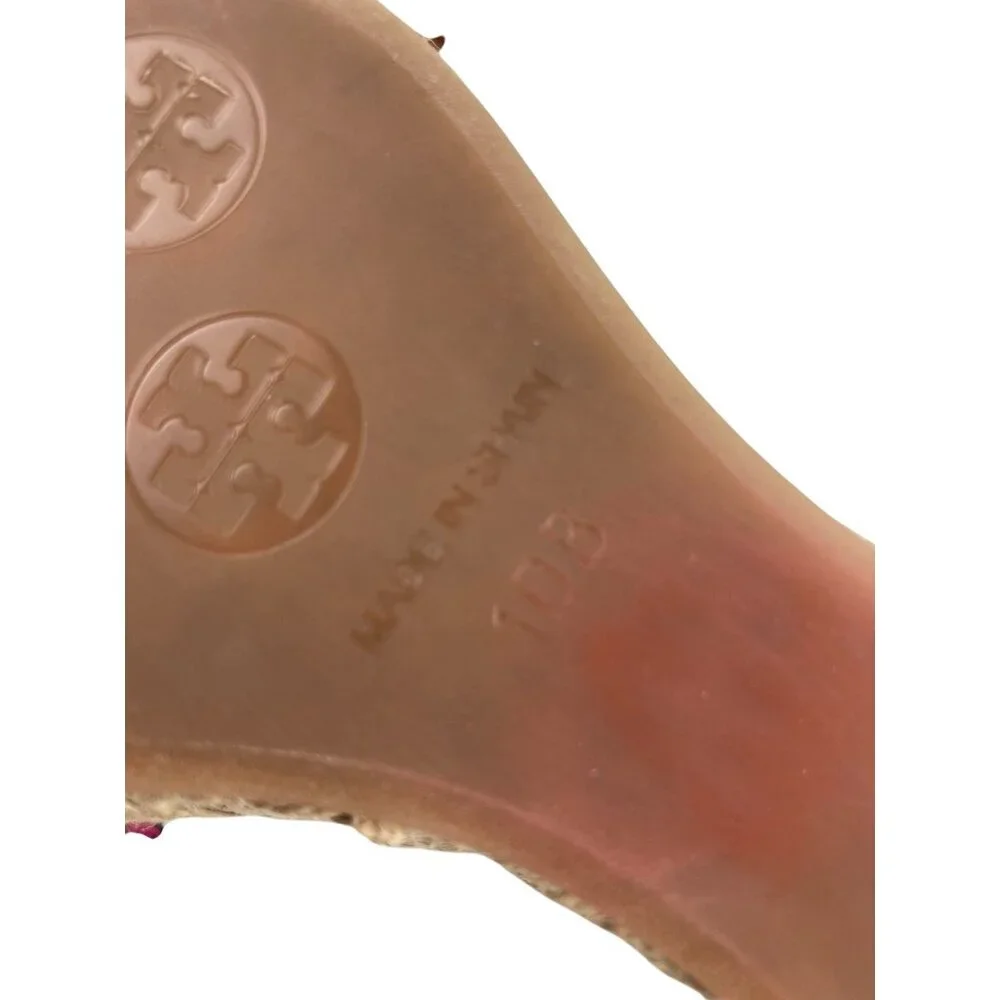 *Tory Burch Platform Espadrille Sandals Womens Size 10 Frogs Cottagecore Girly